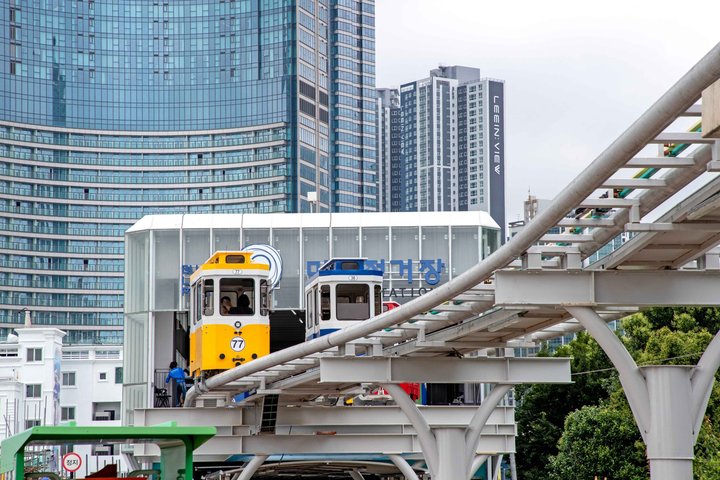 Busan Highlights: Small Group, Hotel Pick-up & Sky Capsule