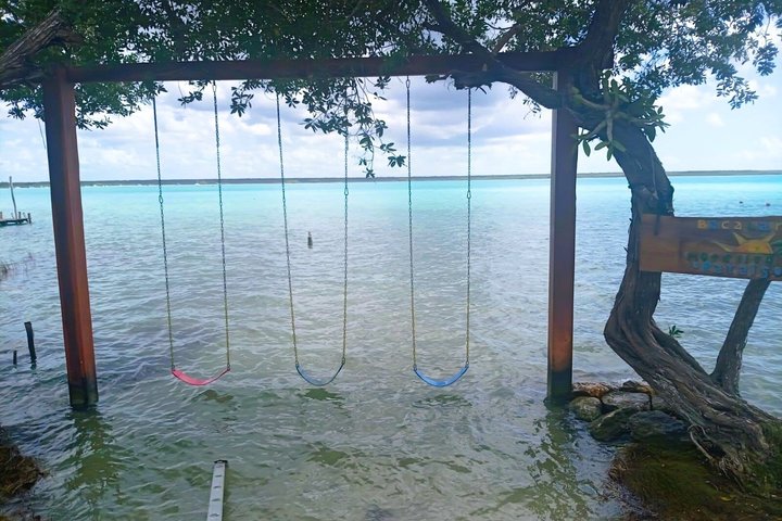 Chacchoben Mayan Ruins and Seven Colors Lagoon