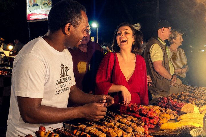 Stone Town Evening Walk Tour With Visit Food Markets