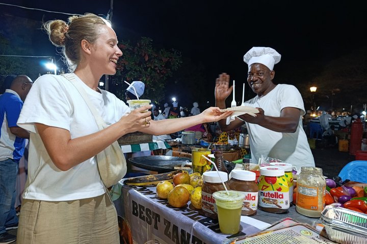 Stone Town Evening Walk Tour With Visit Food Markets