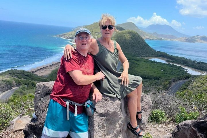 St Kitts: Beach Gems Sea Glass & Timothy Hill View