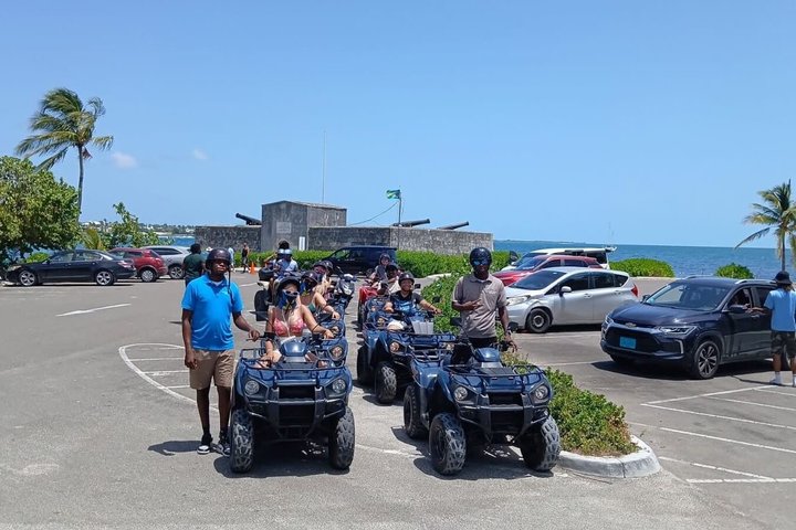 Guided ATV Nassau Tour Beach Stop Hotel and Port Pickup Samples