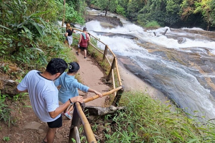 3-in-1: Doi Inthanon Tour, Elephant Sanctuary, and Trekking Trail