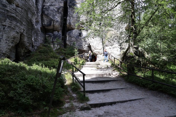 From Dresden: Bastei Bridge, Gorge Boat & Narnia Rocks Tour