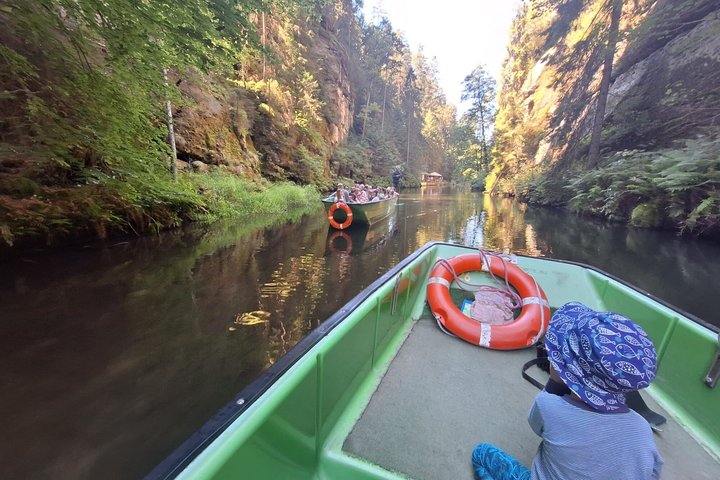 From Dresden: Bastei Bridge, Gorge Boat & Narnia Rocks Tour