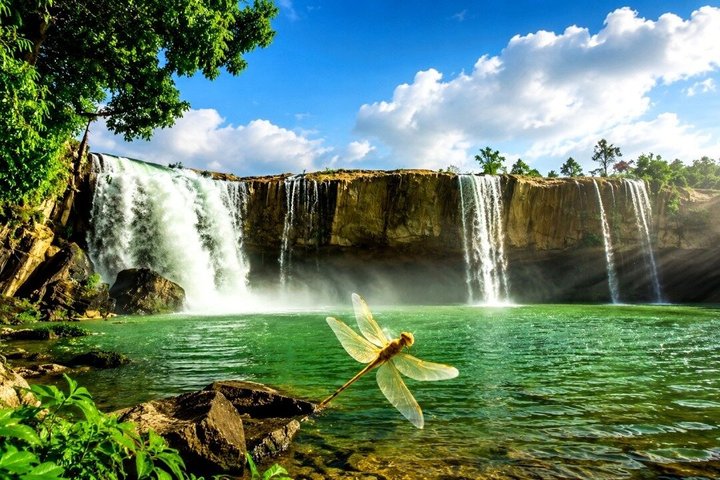 Dray Nur Waterfall Ede Cuisine and Local Village Experience