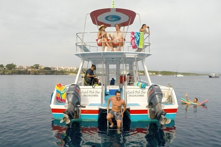 Catamaran Yacht Party Boat Puerto Plata Snorkeling and Open Bar