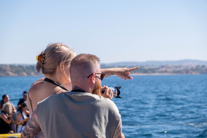 Albufeira: Dolphins & Benagil Caves with Marine Biologist