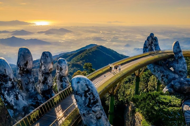 Da Nang private car: Golden Bridge, My Son & Marble Mountains