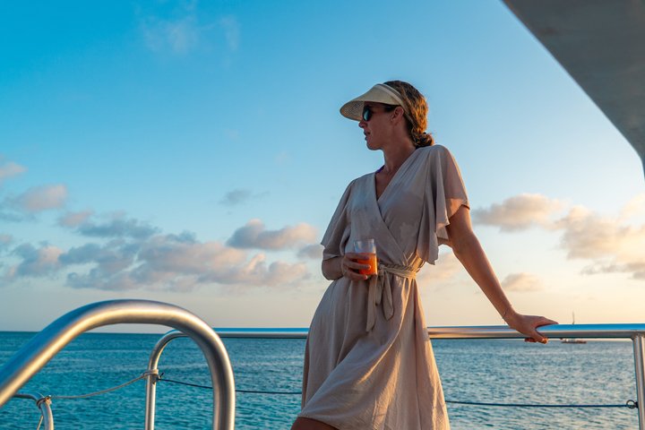 Aruba Sunset Sail Cruise Aboard The Dolphin Catamaran
