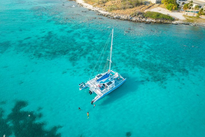 Dolphin Catamaran Snorkel and Sail with Open Bar