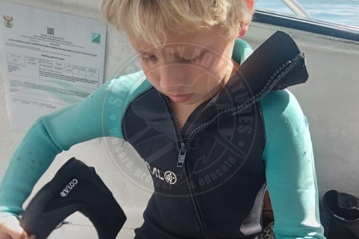 Shark Cage Diving with complimentary air in cage from Gansbaai