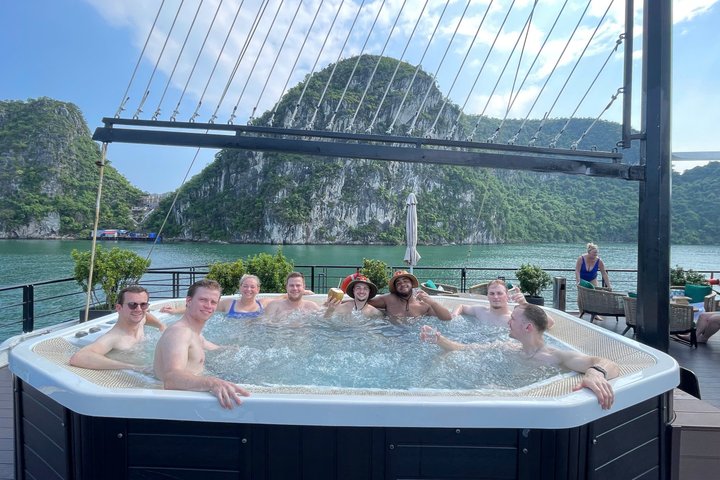 Halong Bay & Lan Ha Bay Luxury Day Cruise by The Halong Catamaran