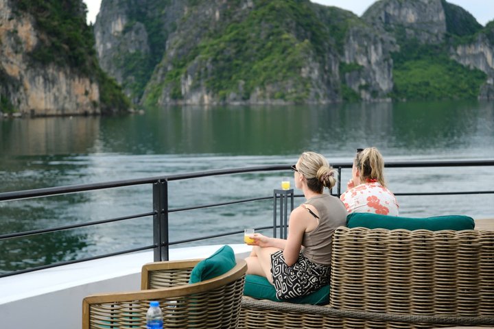 Halong Bay & Lan Ha Bay Luxury Day Cruise by The Halong Catamaran