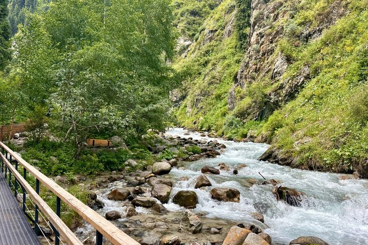 Big Almaty Lake & Thermal Springs at AlmaArasan Gorge by Car 9 AM